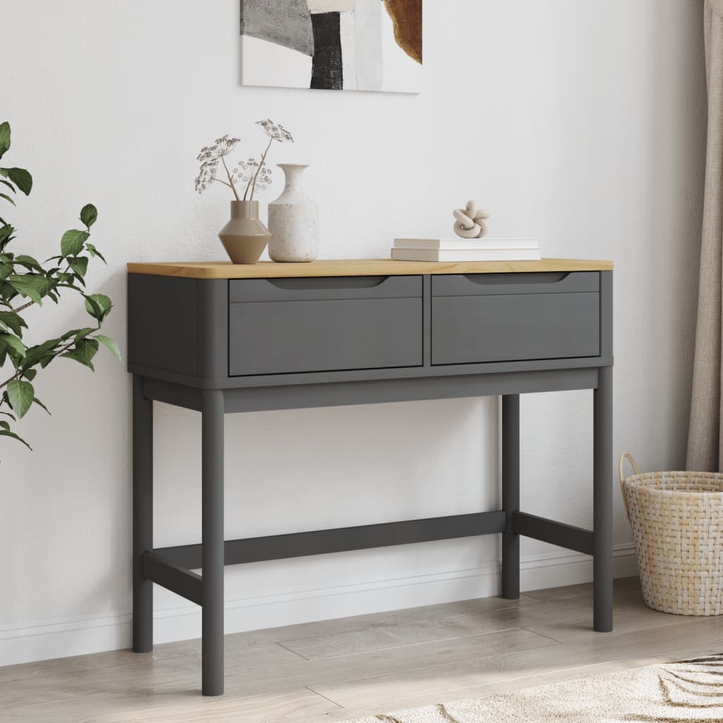 Wooden Console Table With 2 Drawers - Floro