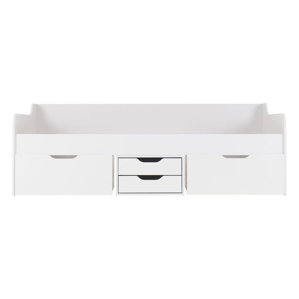 Wooden Day Bed With 4 Drawers - Dante