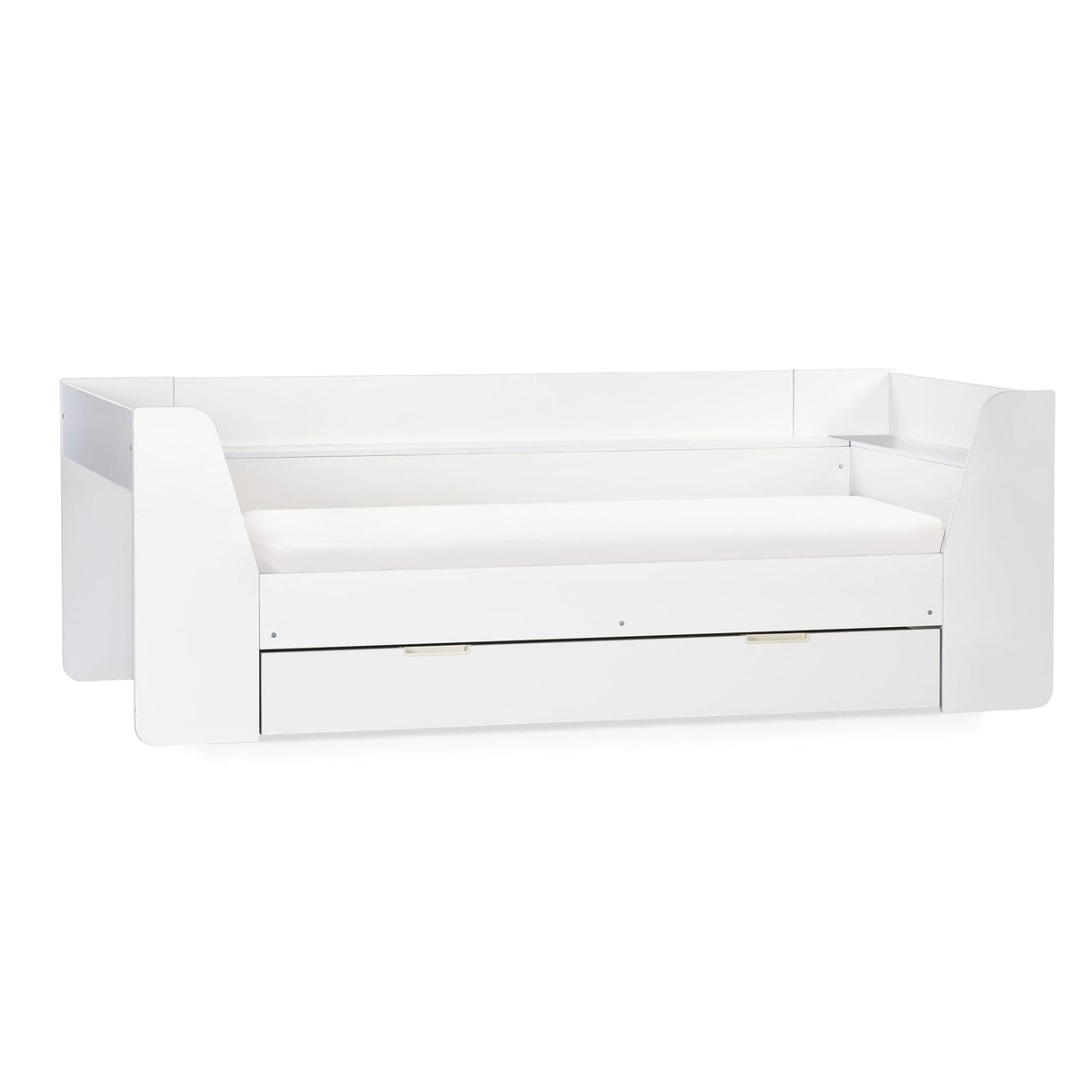 Wooden Day Bed With Drawer And Shelving Unit - Cyclone