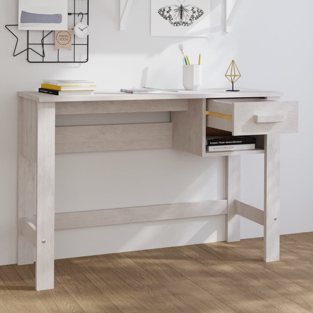 Wooden Desk for Home And Offfice With 1 Drawer - Hamar