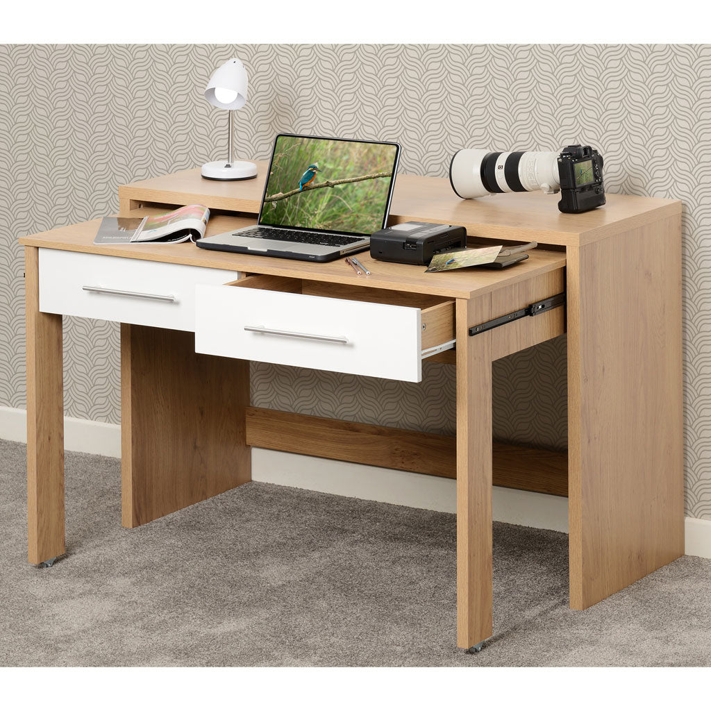 Wooden Desk for Home And Office With 2 Drawer - Seville
