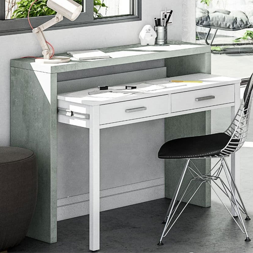 Wooden Desk for Home And Office With 2 Drawers - Turina