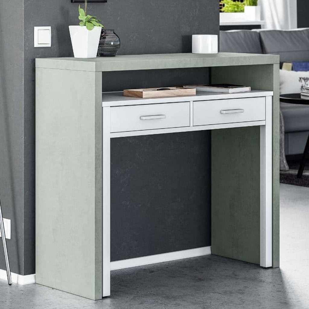 Wooden Desk for Home And Office With 2 Drawers - Turina