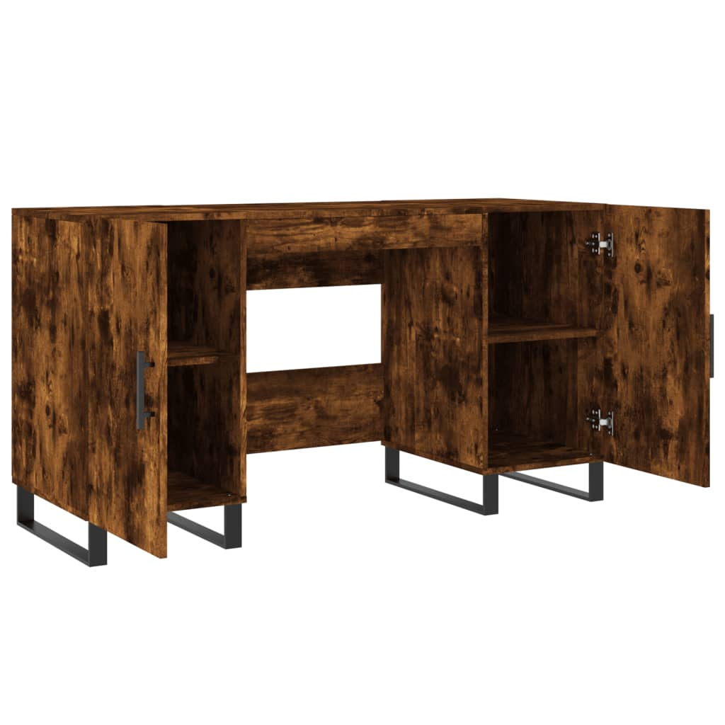 Wooden Desk for Home And Office With Black Handles - Vantage Home