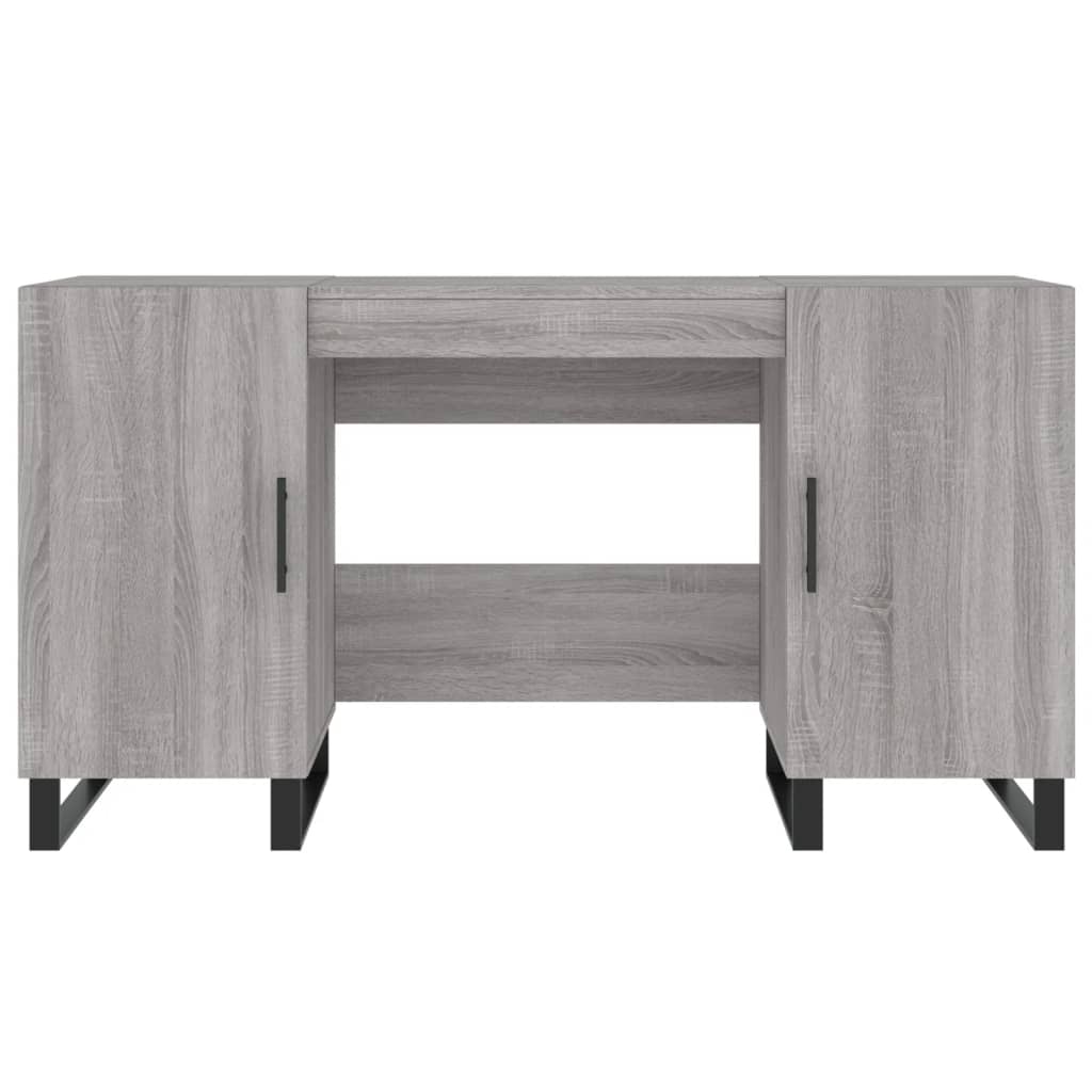Wooden Desk for Home And Office With Black Handles - Vantage Home
