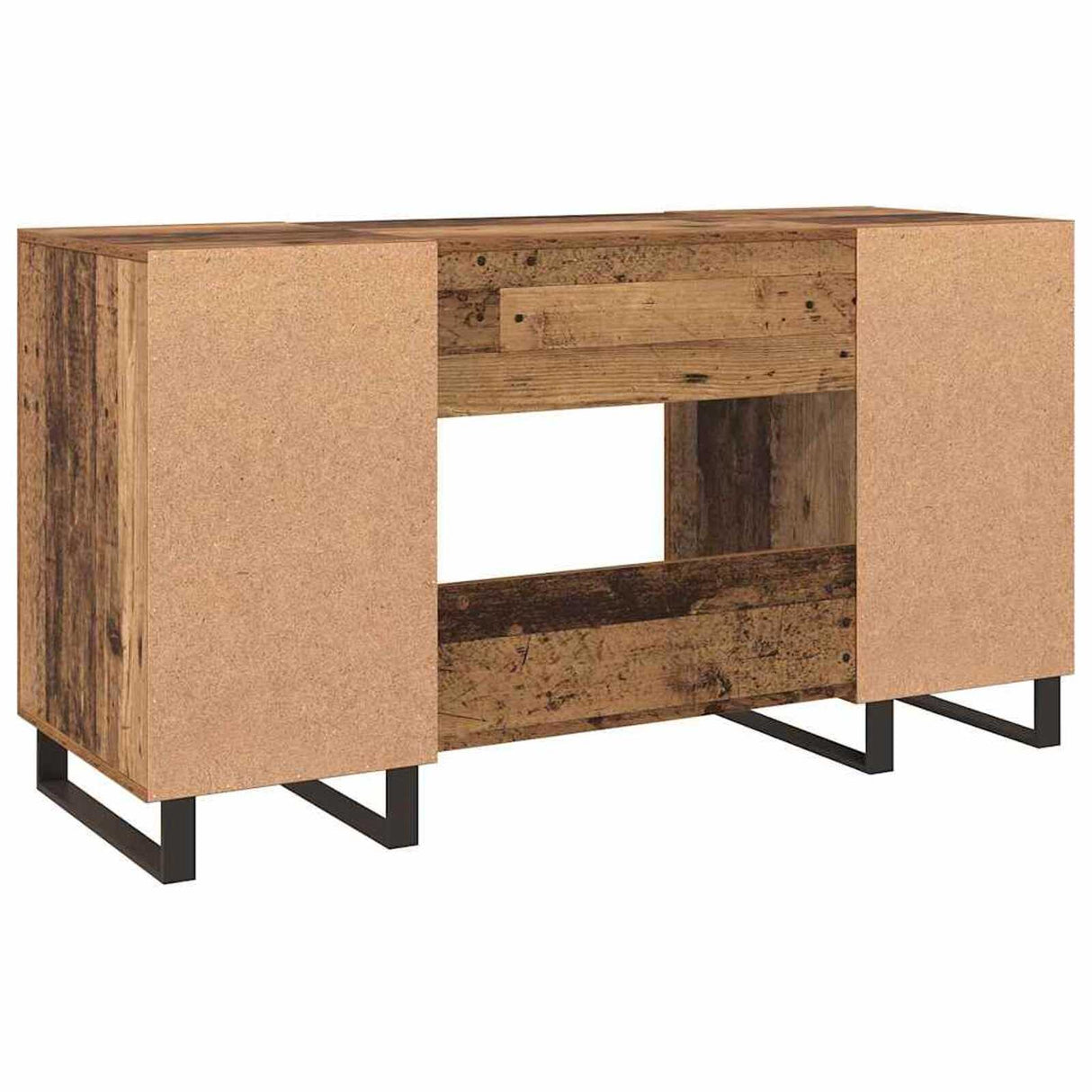 Wooden Desk for Home And Office With Black Handles - Vantage Home