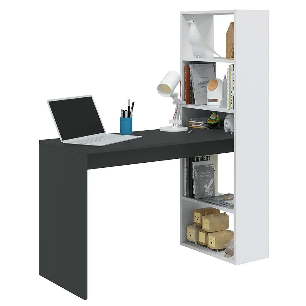 Wooden Desk for Home And Office With Bookcase - Dublin