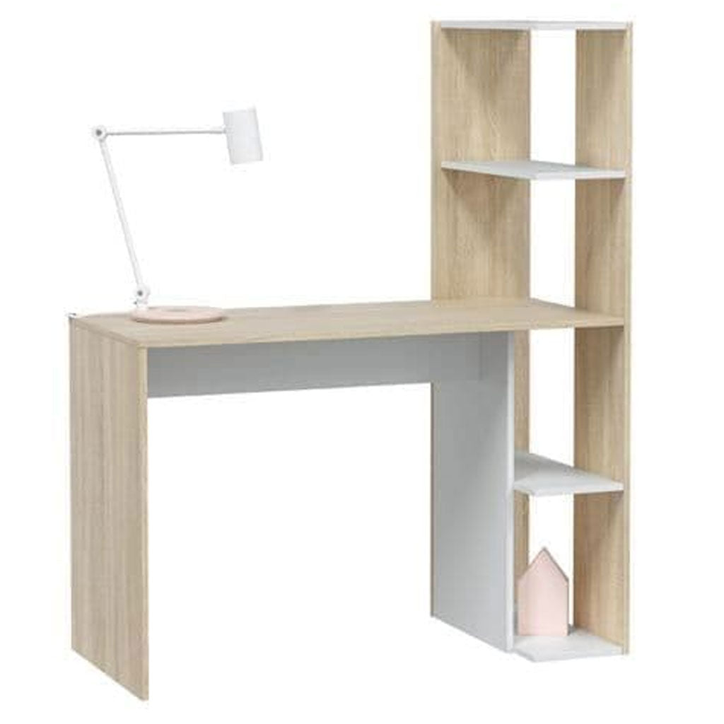 Wooden Desk for Home And Office With Bookcase - Salem