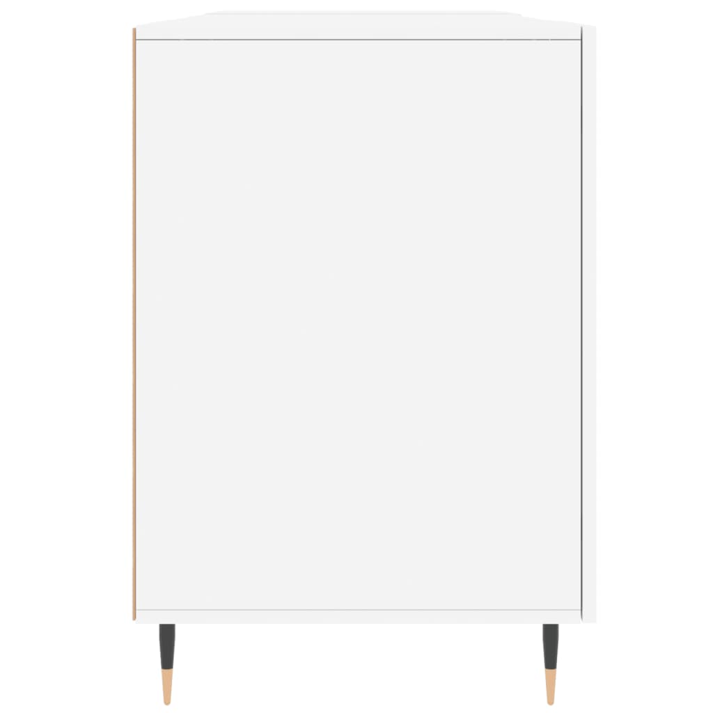 Wooden Desk for Home And Office With Gold Handles - Vantage Home