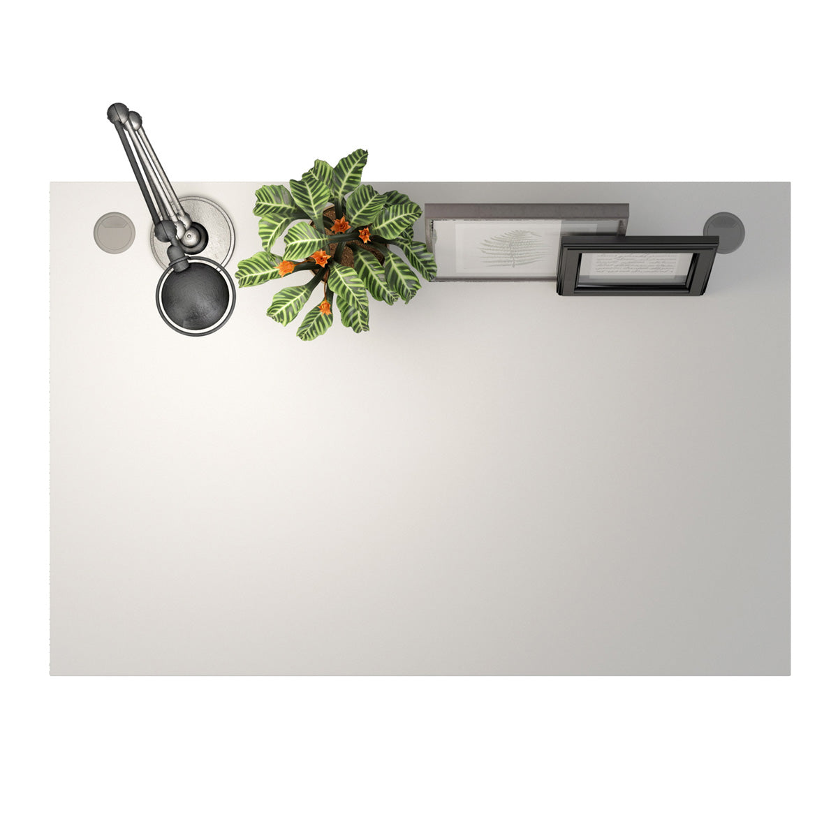 Wooden Desk for Home And Office 120cm Wide in White - Prima