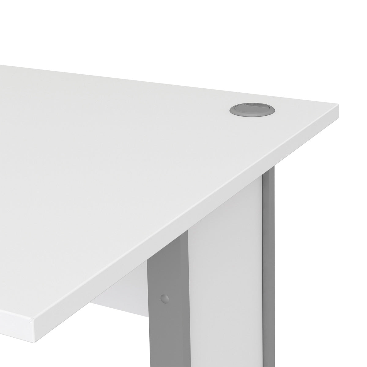 Wooden Desk for Home And Office 120cm Wide in White - Prima