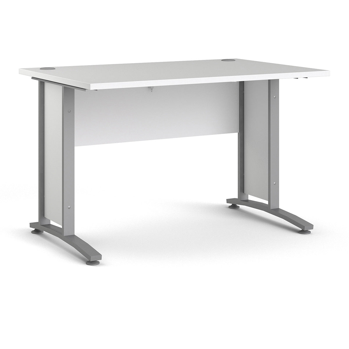 Wooden Desk for Home And Office 120cm Wide in White - Prima