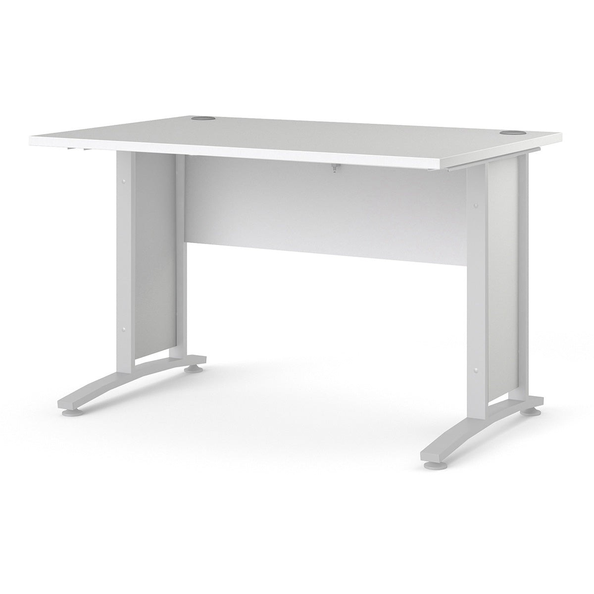 Wooden Desk for Home And Office 120cm Wide in White - Prima