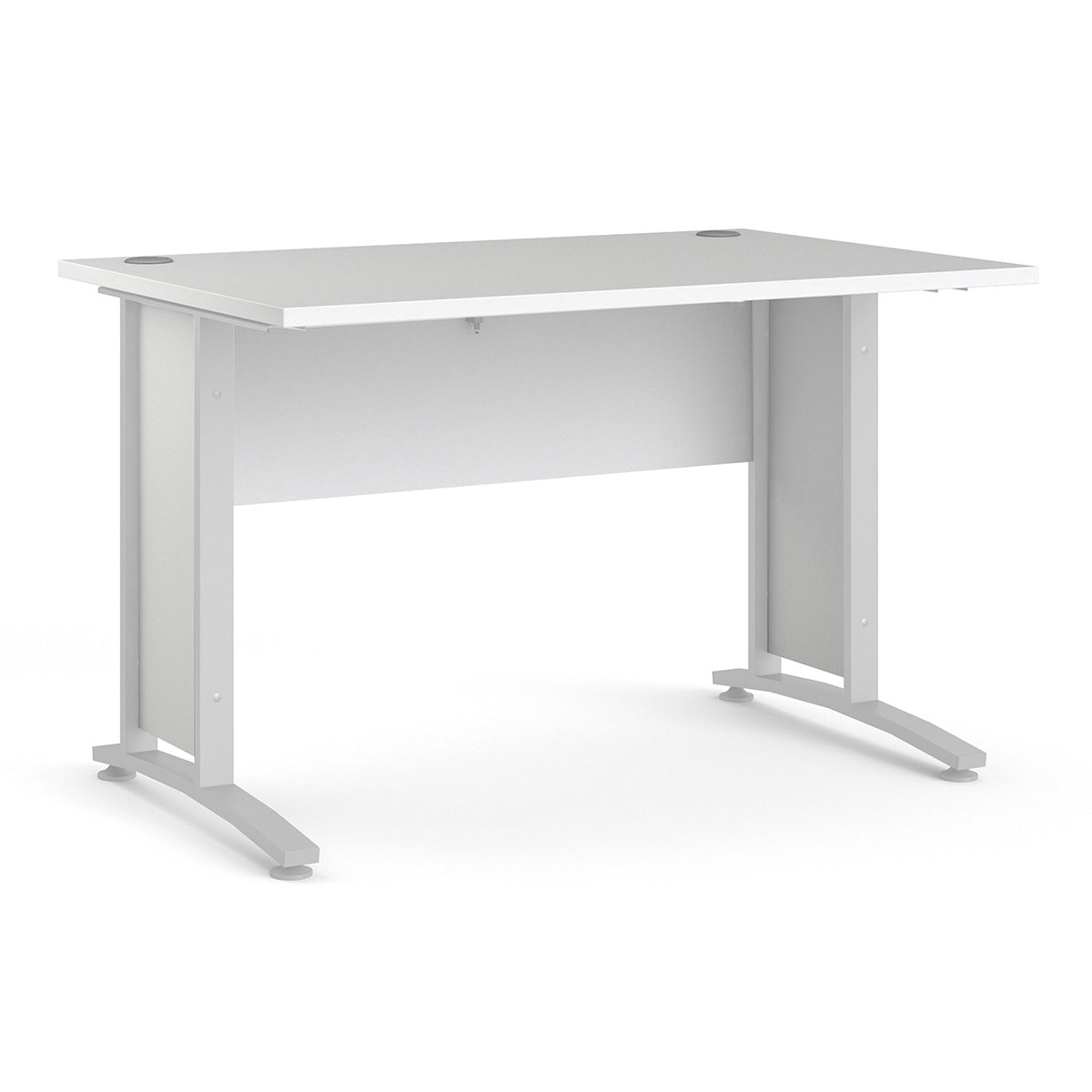 Wooden Desk for Home And Office 120cm Wide in White - Prima