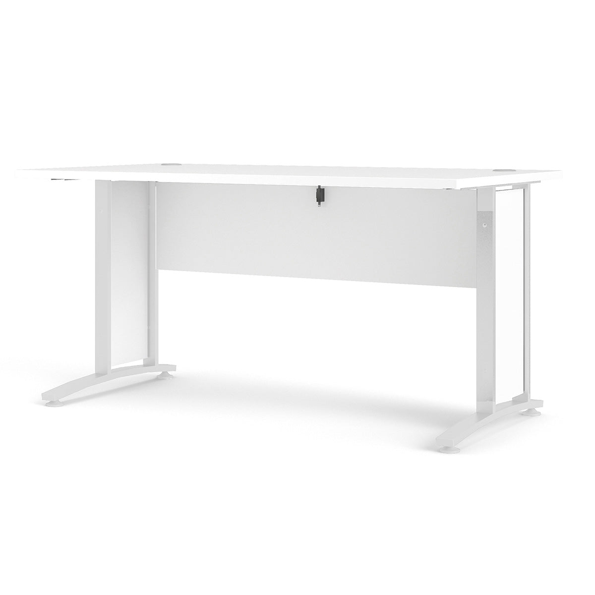 Wooden Desk for Home And Office 150cm Wide in White - Prima
