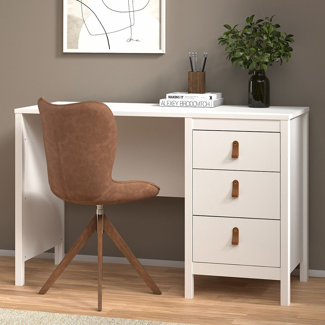 Wooden Desk for Home And Office With 3 Drawers - Barcelona