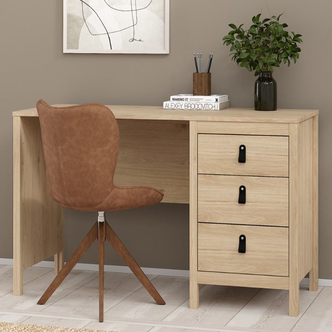 Wooden Desk for Home And Office With 3 Drawers - Barcelona