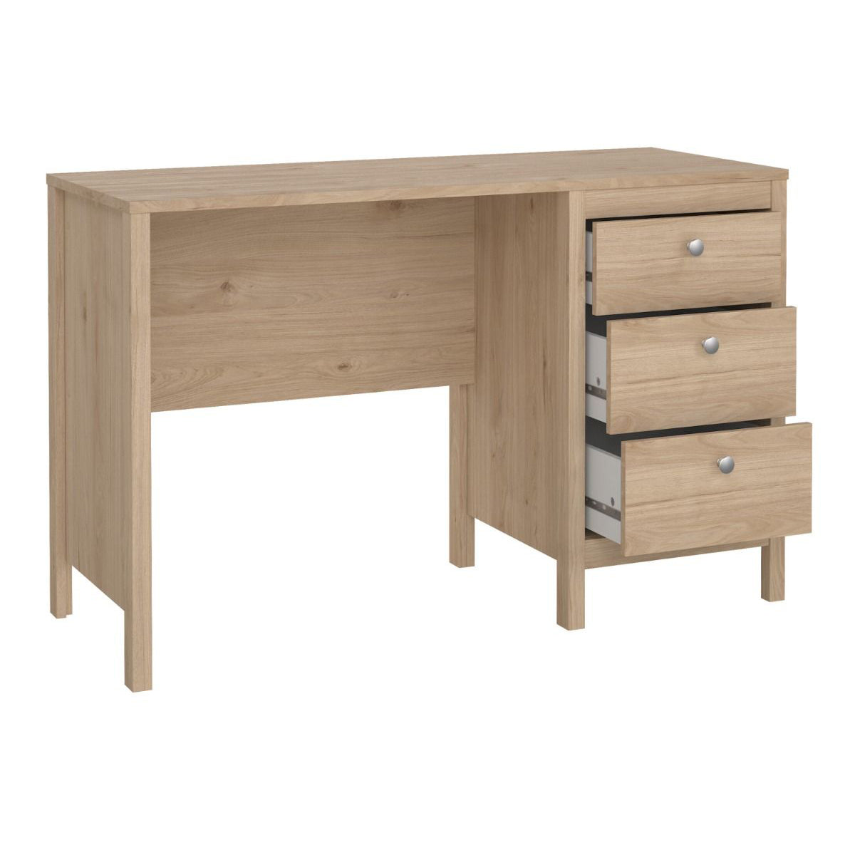 Wooden Desk for Home And Office With 3 Drawers - Madrid