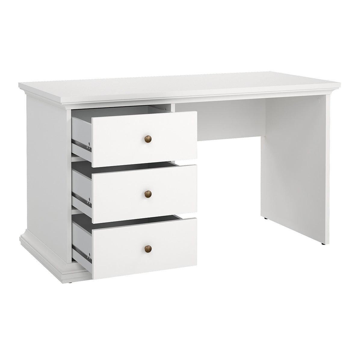 Wooden Desk for Home And Office With 3 Drawers - Paris