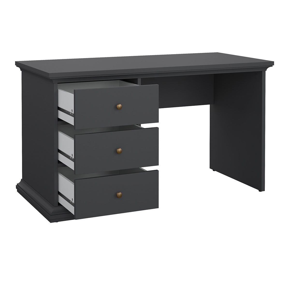 Wooden Desk for Home And Office With 3 Drawers - Paris
