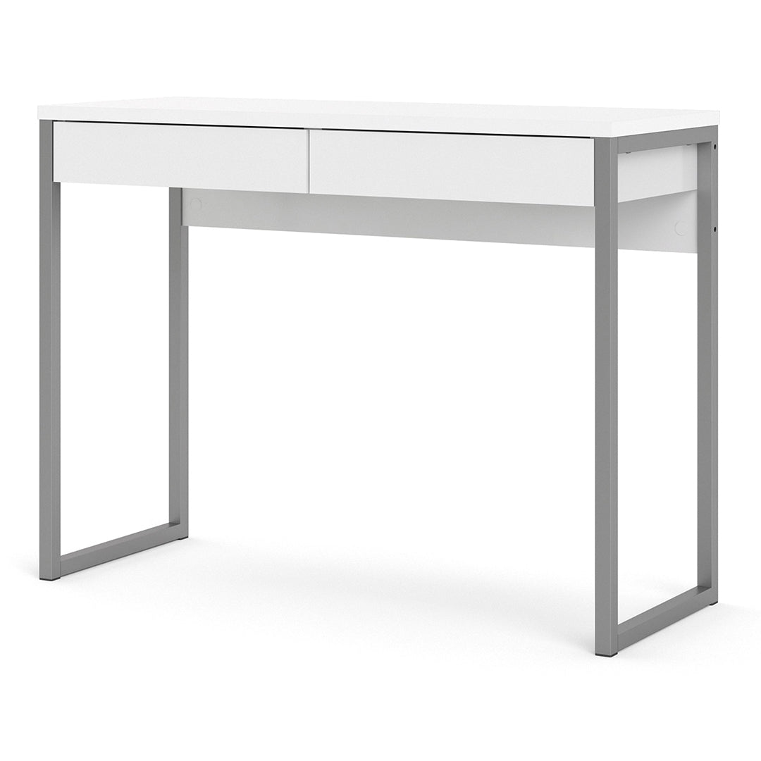 Wooden Desk for Home And Office 101.6cm Wide With 2 Drawers - Function Plus