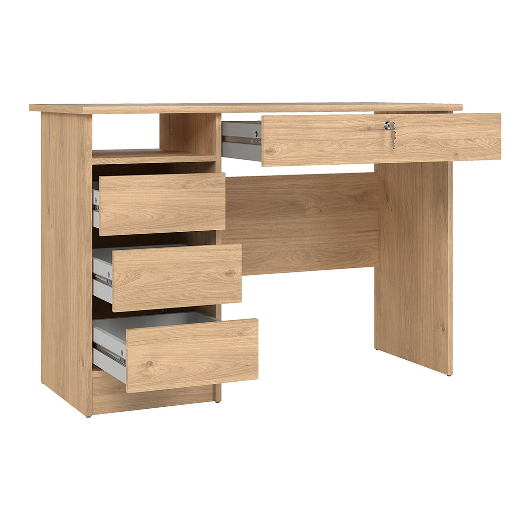 Wooden Desk for Home And Office 4 Drawers - Function Plus