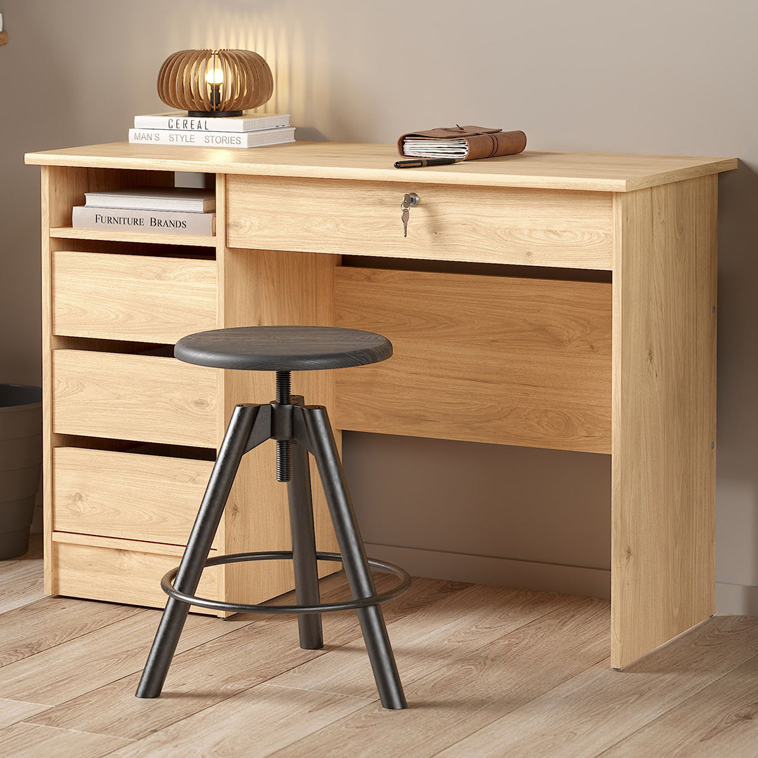 Wooden Desk for Home And Office 4 Drawers - Function Plus