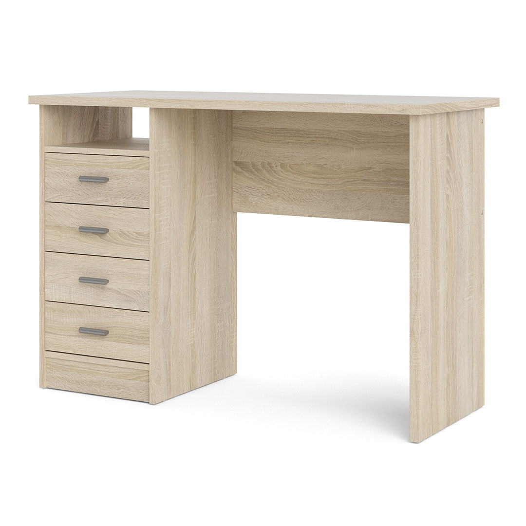 Wooden Desk for Home And Office With 4 Drawers - Function Plus