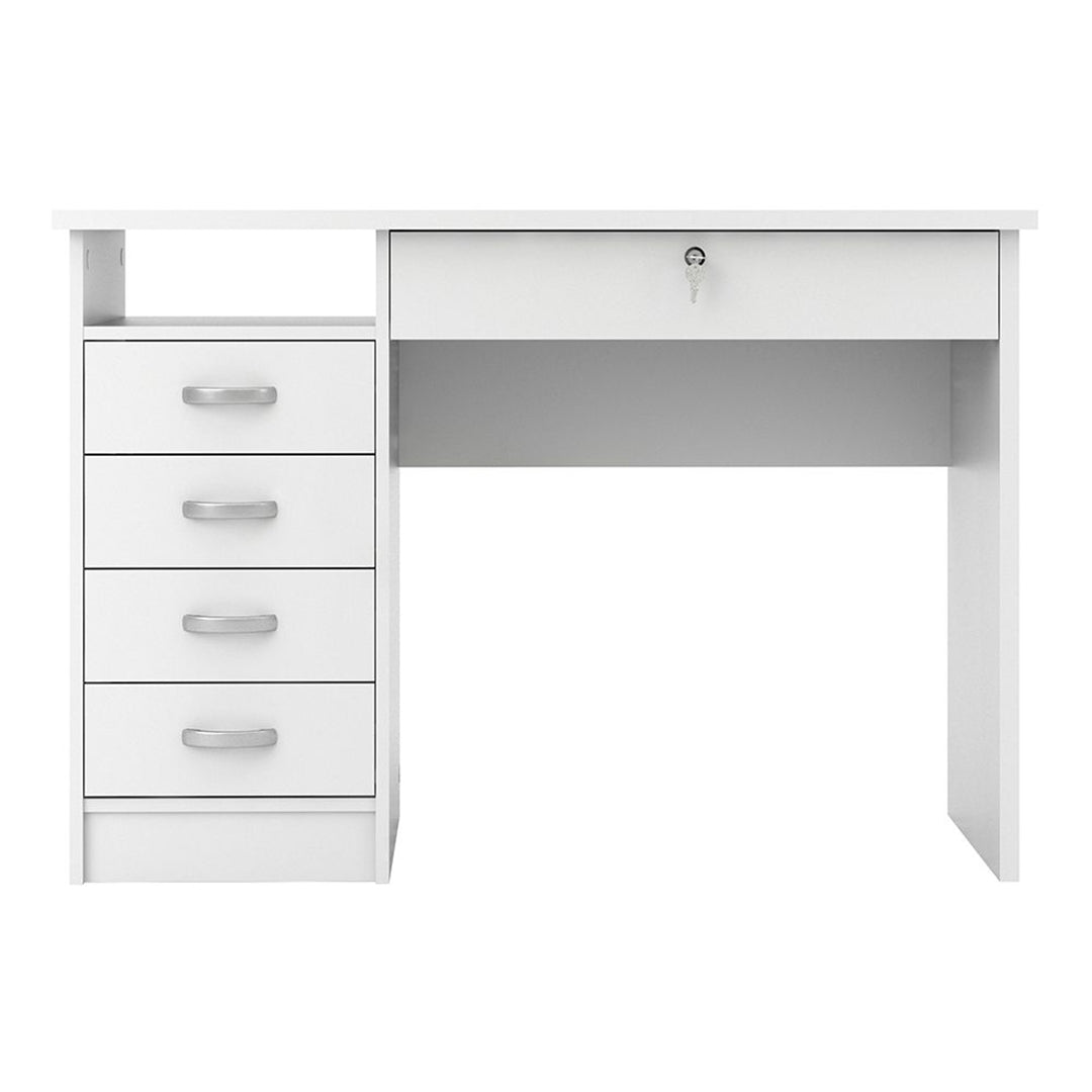 Wooden Desk for Home And Office With 5 Drawers - Function Plus