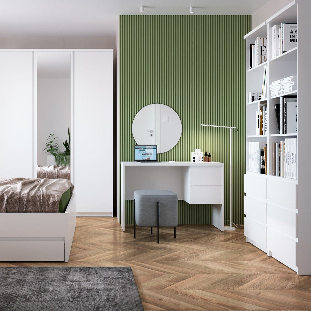 Wooden Desk for Home and Office With 2 Drawers - Fribo