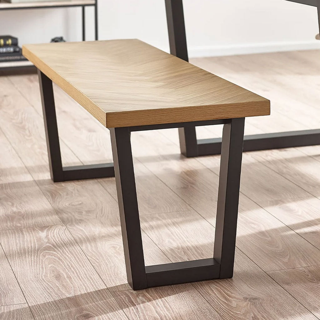 Wooden Dining Bench for 2 People - Hilton