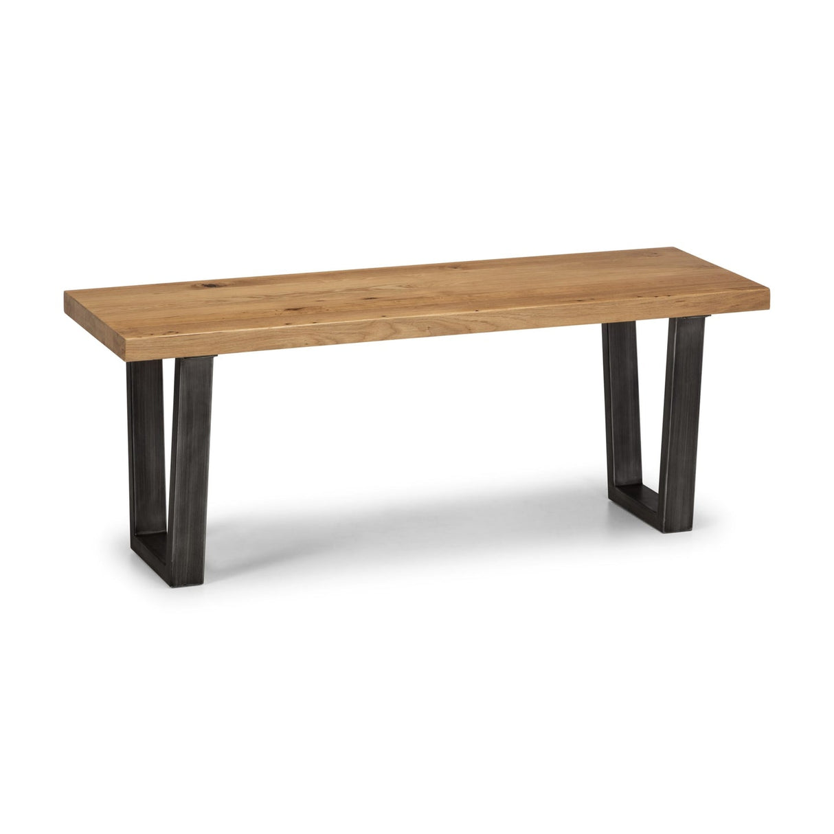 Wooden Dining Bench for 2 People Rectangular - Brooklyn