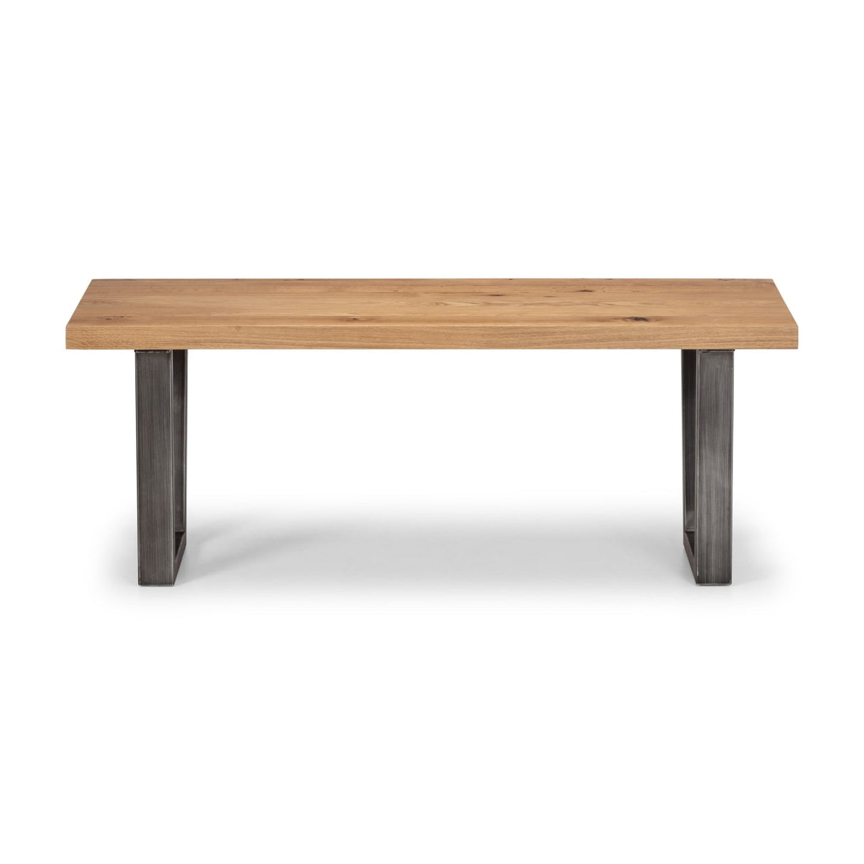Wooden Dining Bench for 2 People Rectangular - Brooklyn