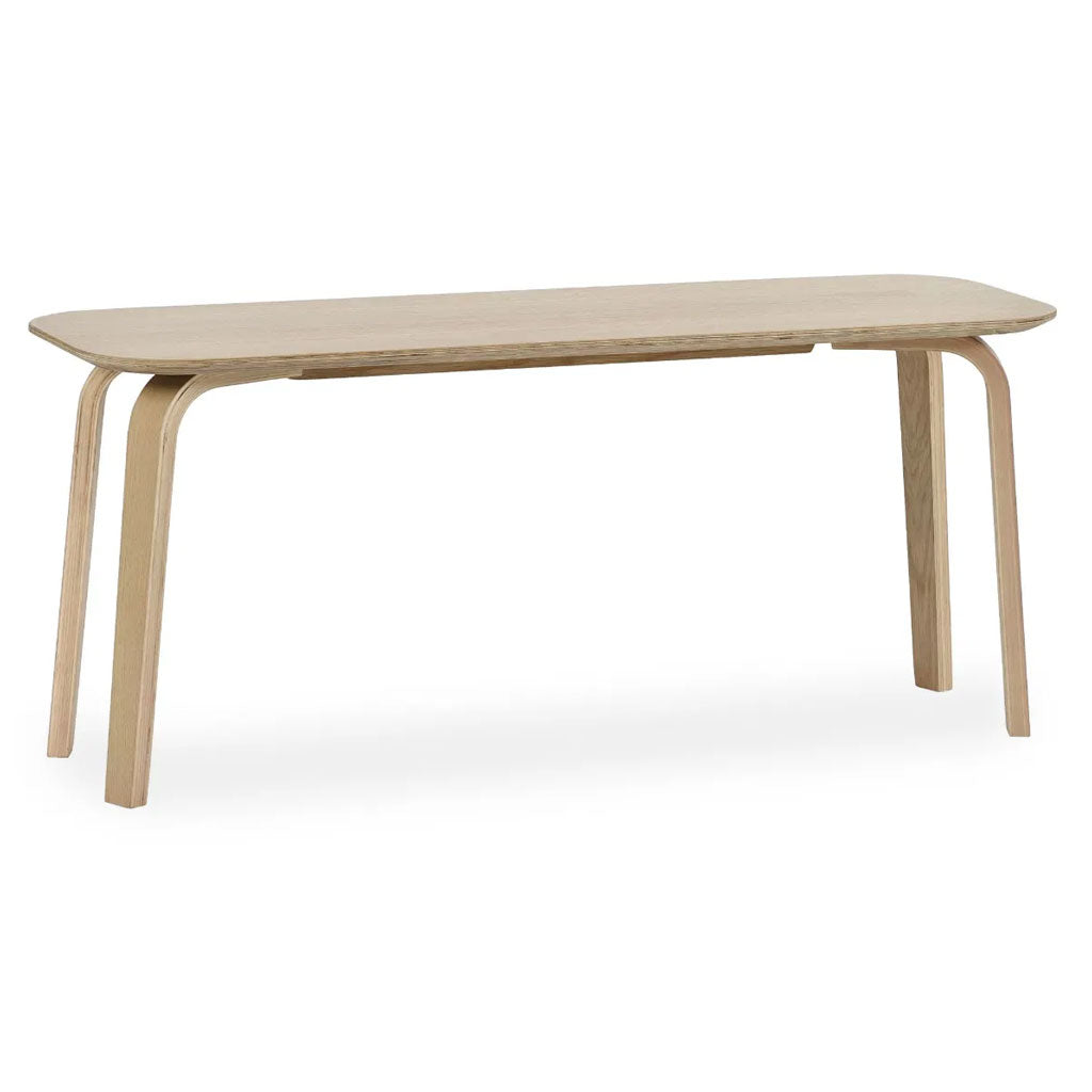 Wooden Dining Bench for 2 People Rectangular - Kaito