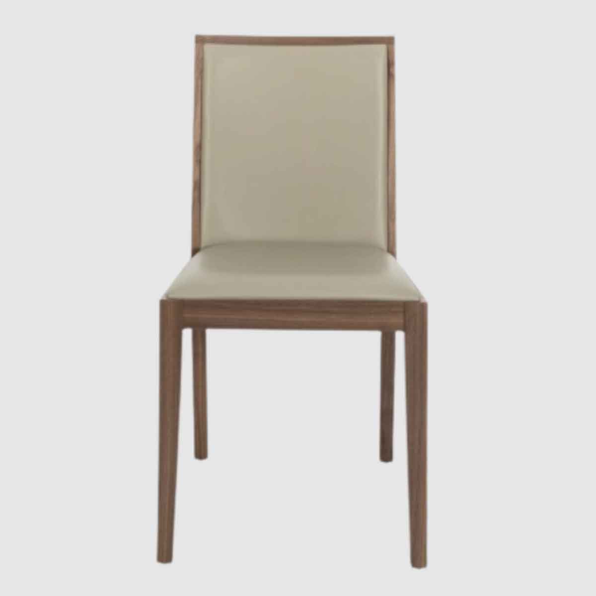 Wooden Dining Chairs 45cm Wide With Wooden Frame in Set Of 2 - Lotus