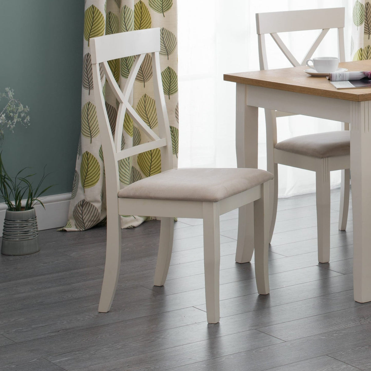 Wooden Dining Chairs in Set Of 2 - Davenport