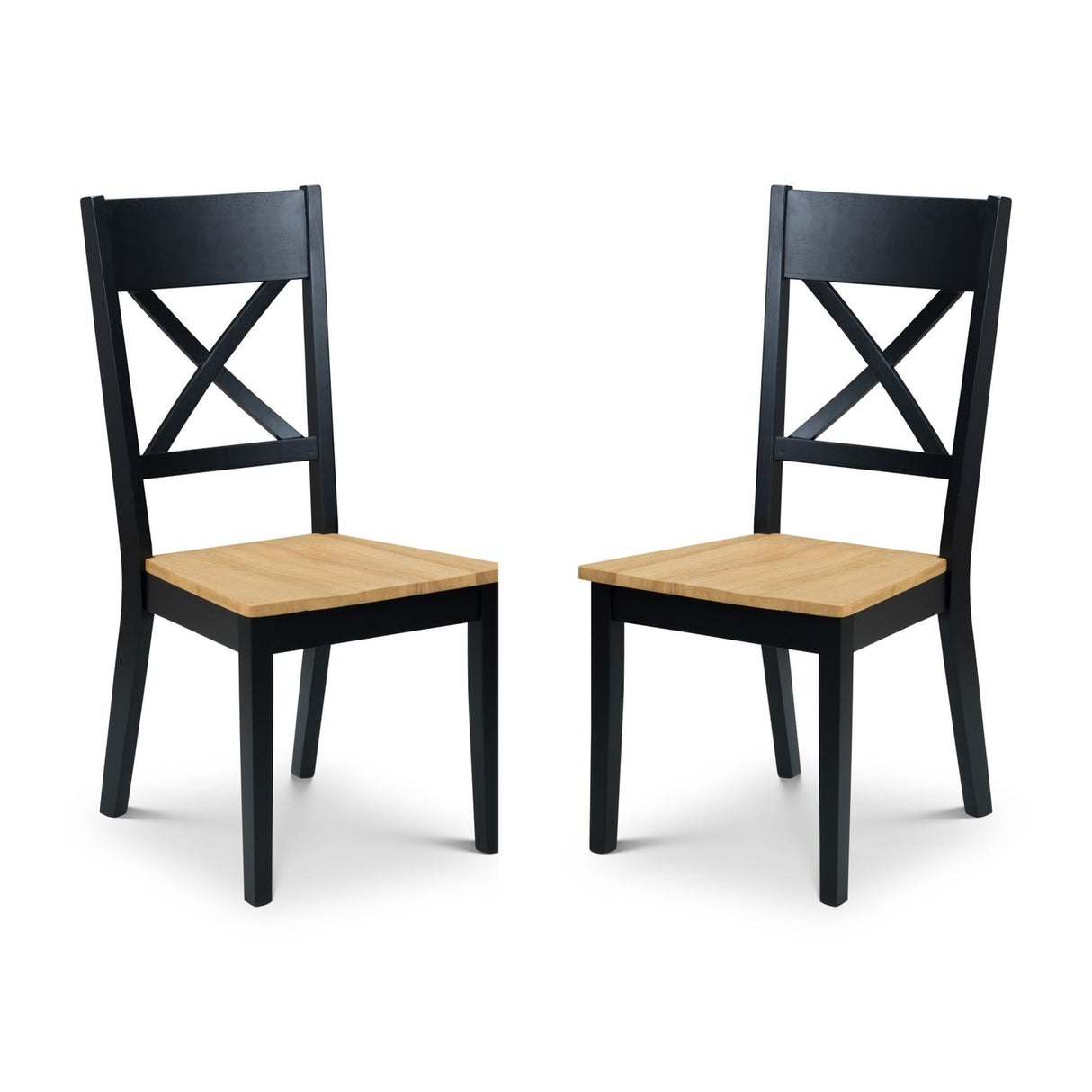 Wooden Dining Chairs in Set Of 2 - Hockley