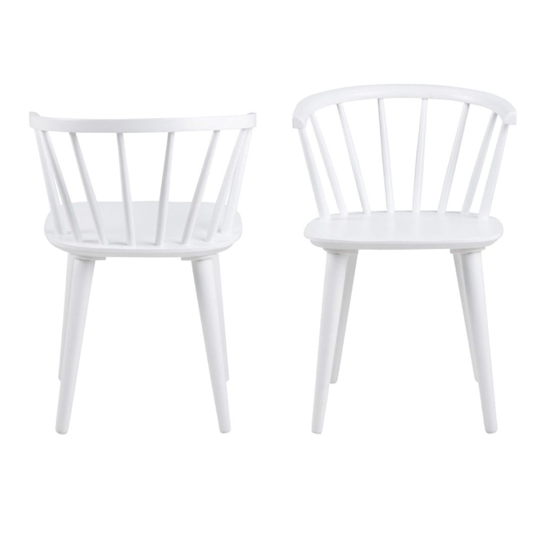Wooden Dining Chairs in Set Of 2 - Ida