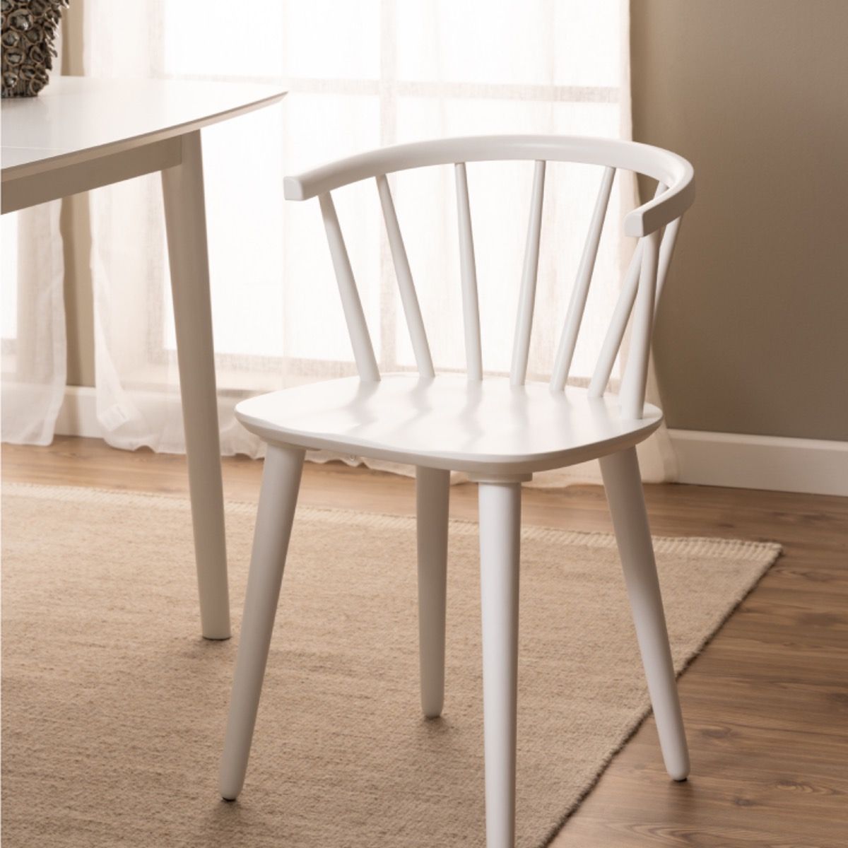 Wooden Dining Chairs in Set Of 2 - Ida