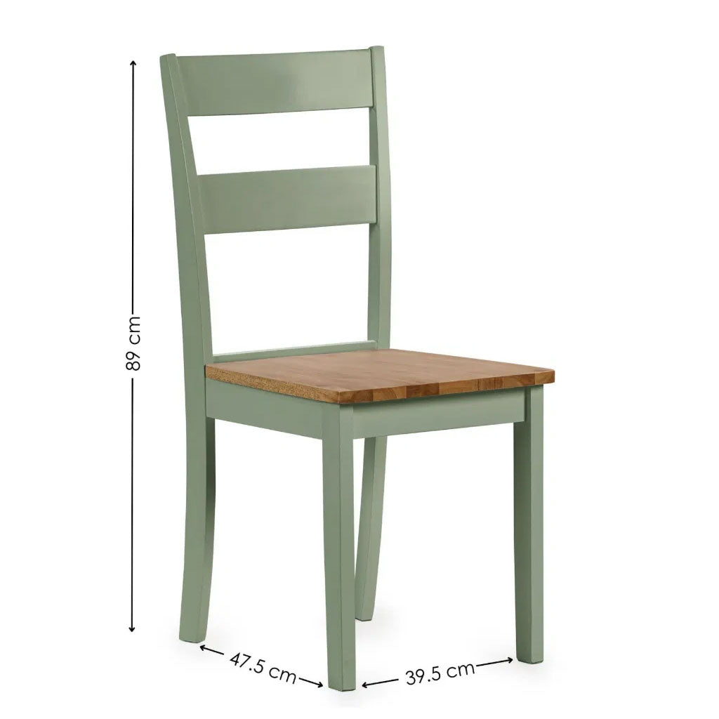 Wooden Dining Chairs in Set Of 2 - Linwood