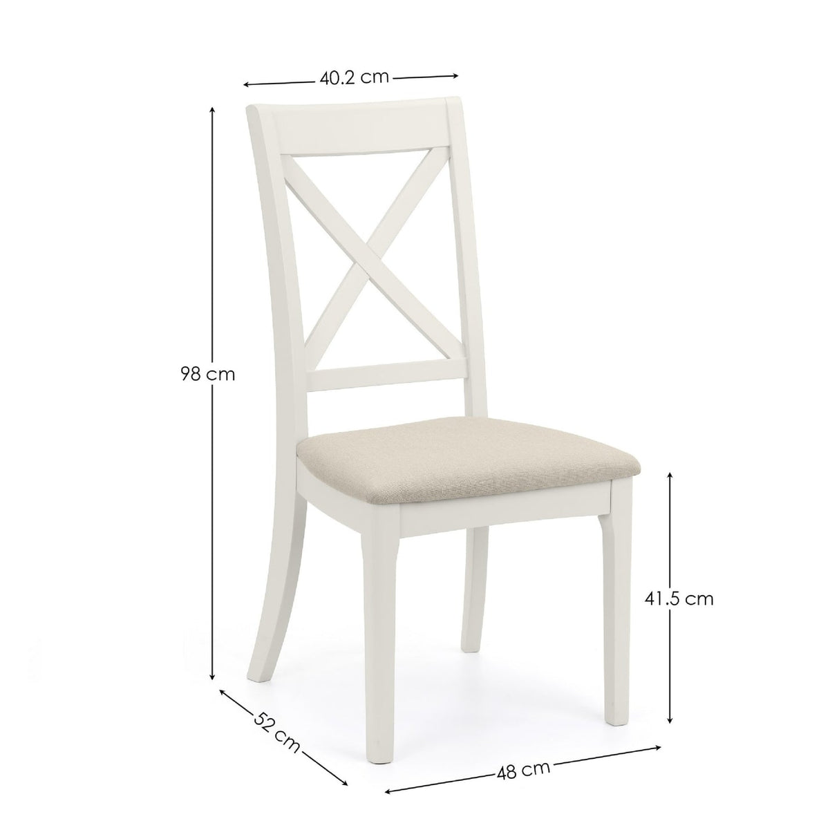 Wooden Dining Chairs in Set Of 2 - Provence