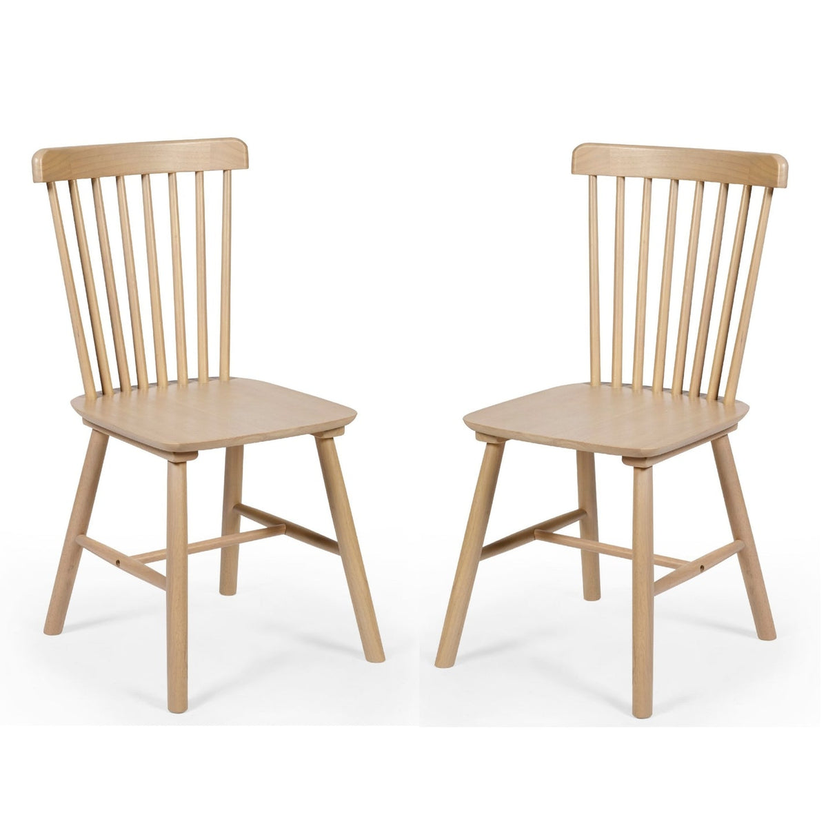 Wooden Dining Chairs in Set Of 2 - Sakura