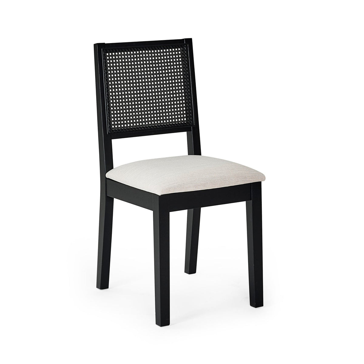 Wooden Dining Chairs in Set Of 2 With Fabric Seat - Knoxley