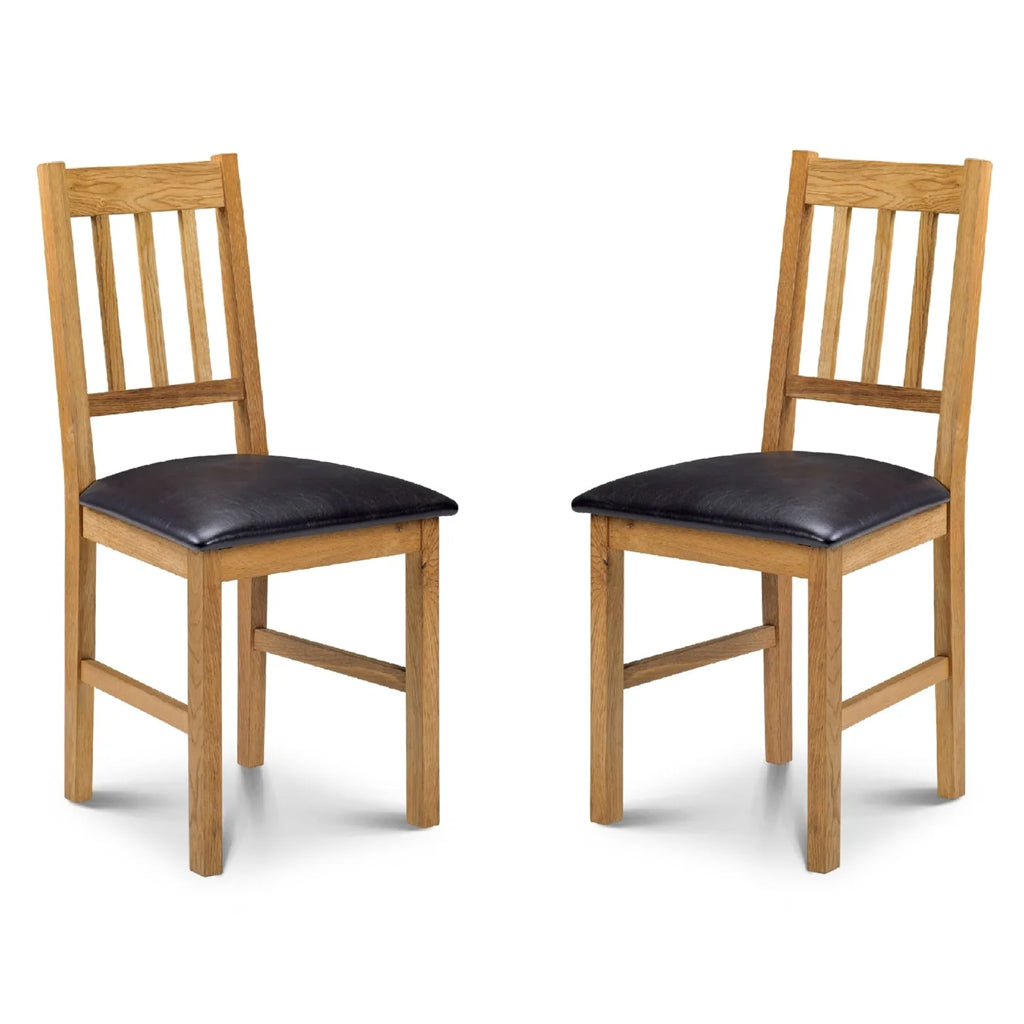Wooden Dining Chairs in Set Of 2 - Coxmoor