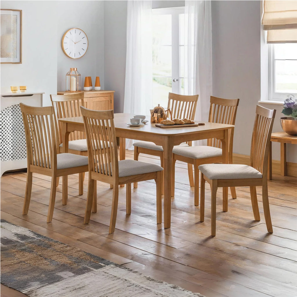 Wooden Dining Chairs in Set Of 2 - Ibsen