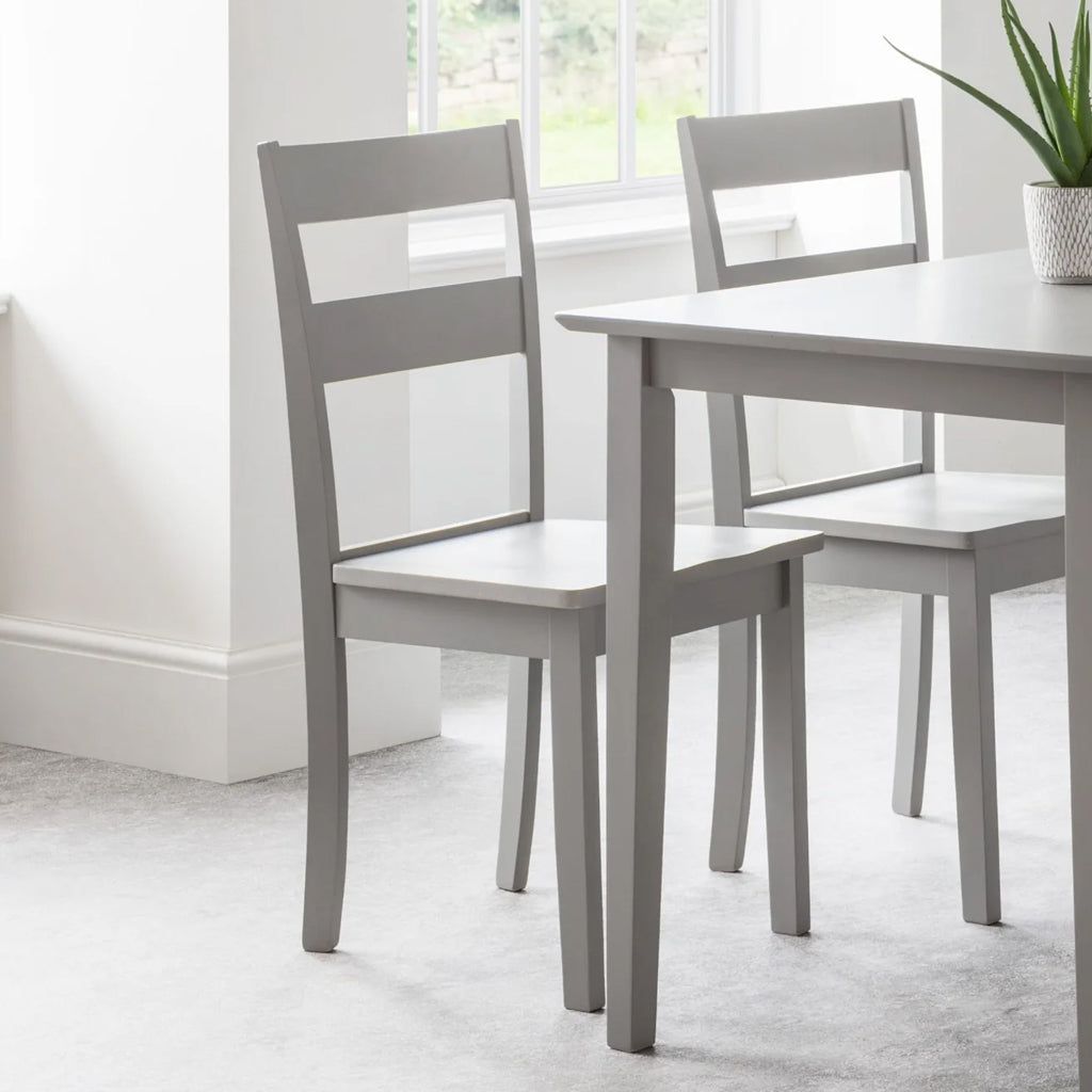Wooden Dining Chairs in Set Of 2 - Kobe