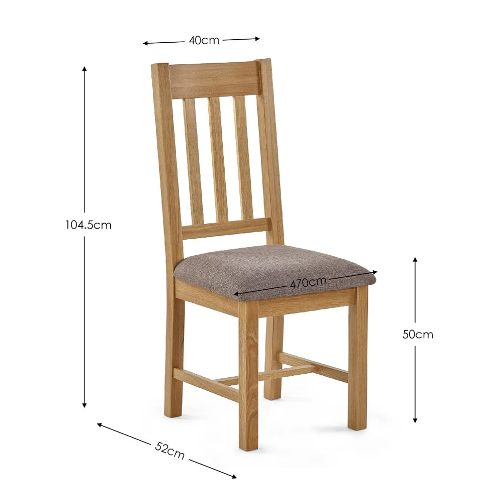 Wooden Dining Chairs in Set Of 2 - Mallory