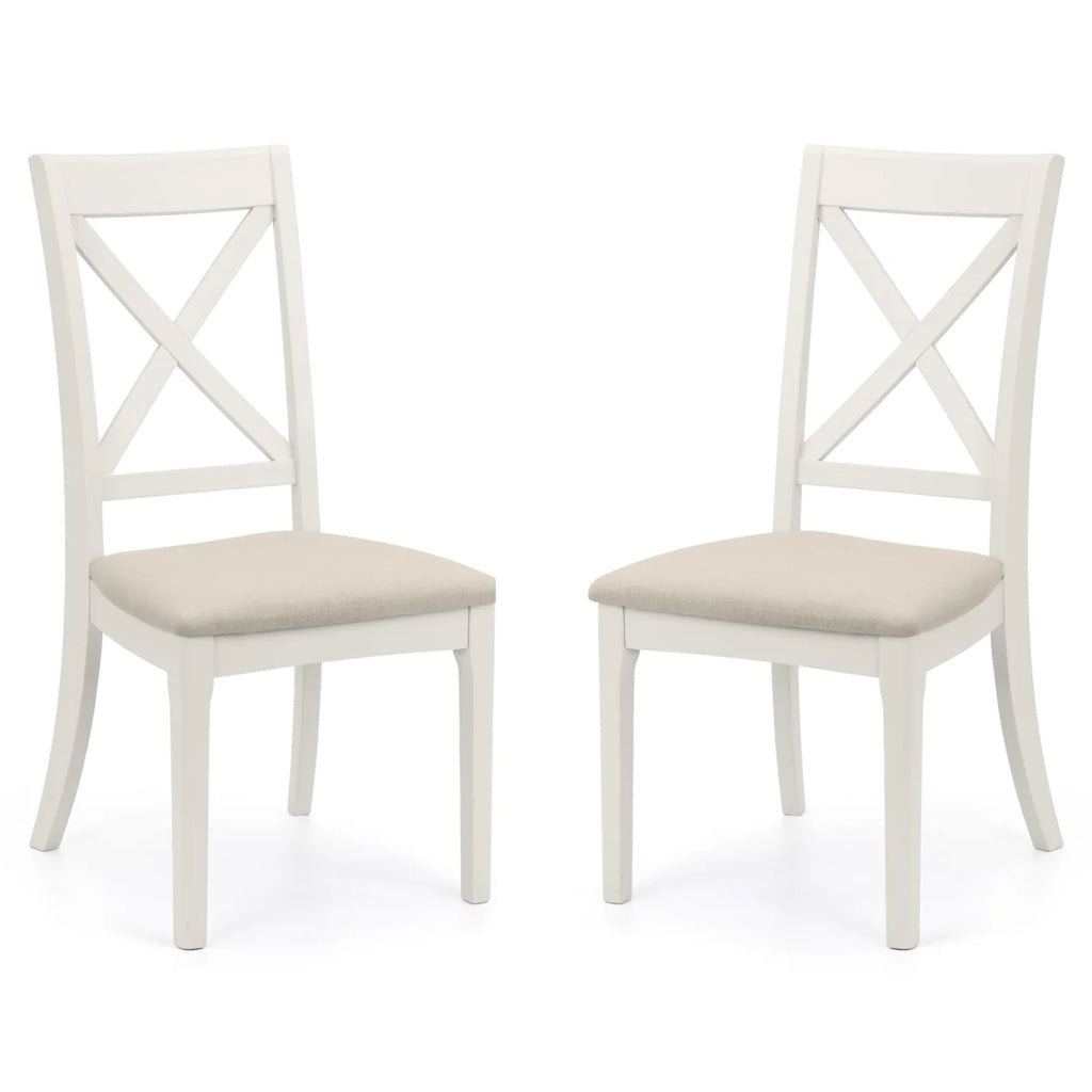 Wooden Dining Chairs in Set Of 2 - Provence