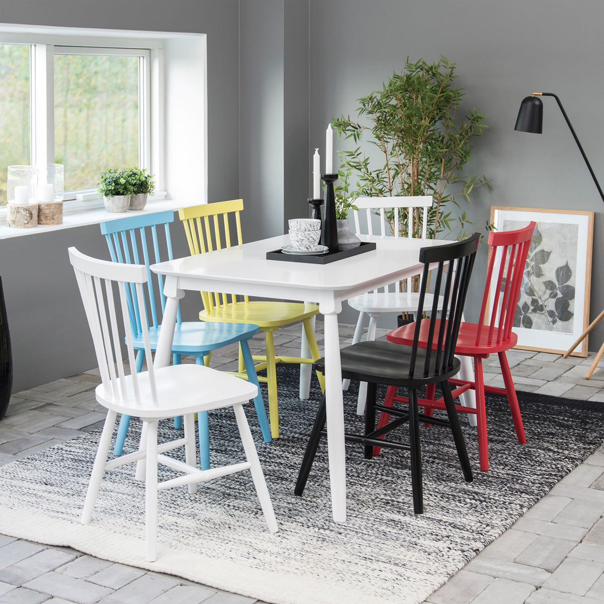 Wooden Dining Chairs in Set Of 2 - Riano