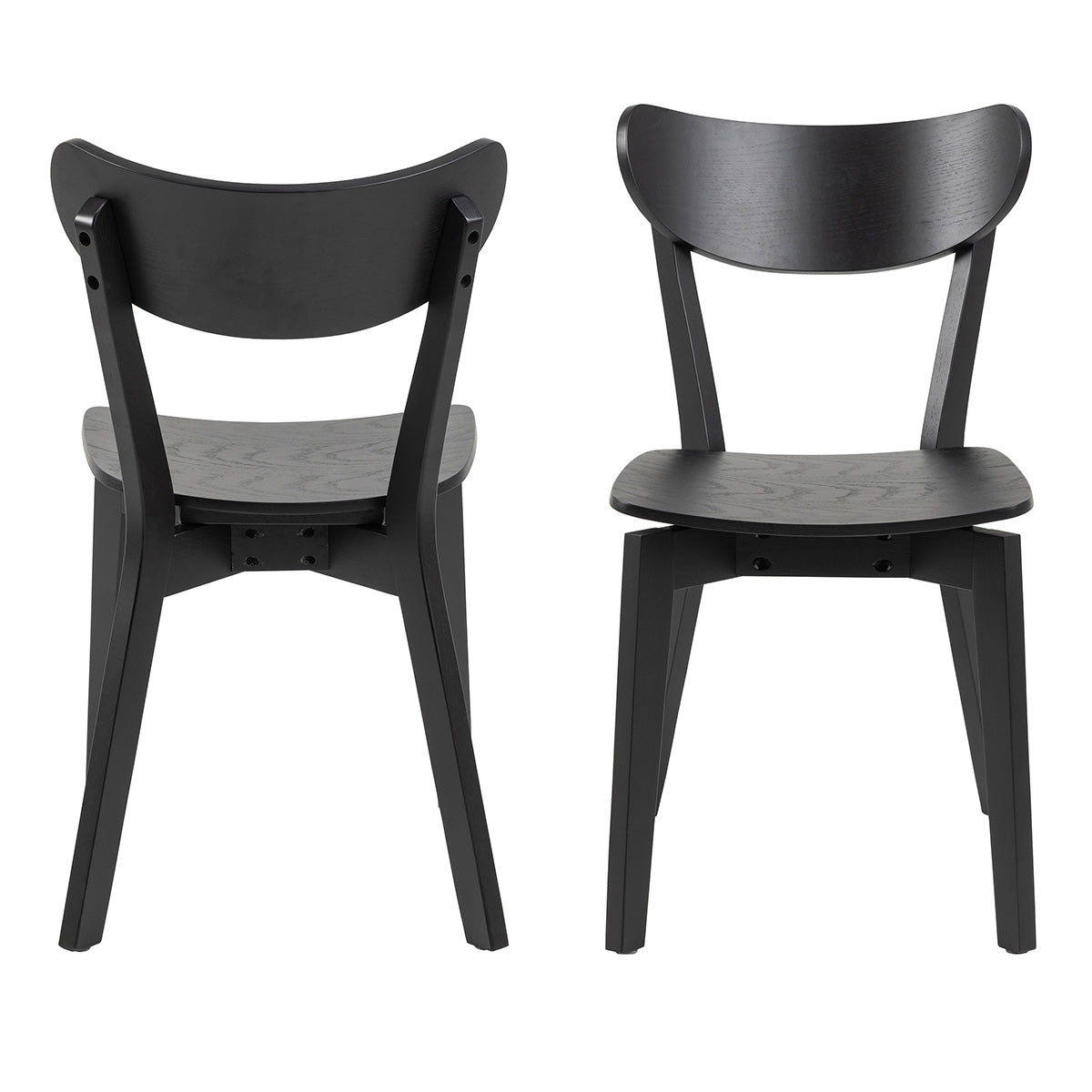 Wooden Dining Chairs in Set Of 2 - Roxby
